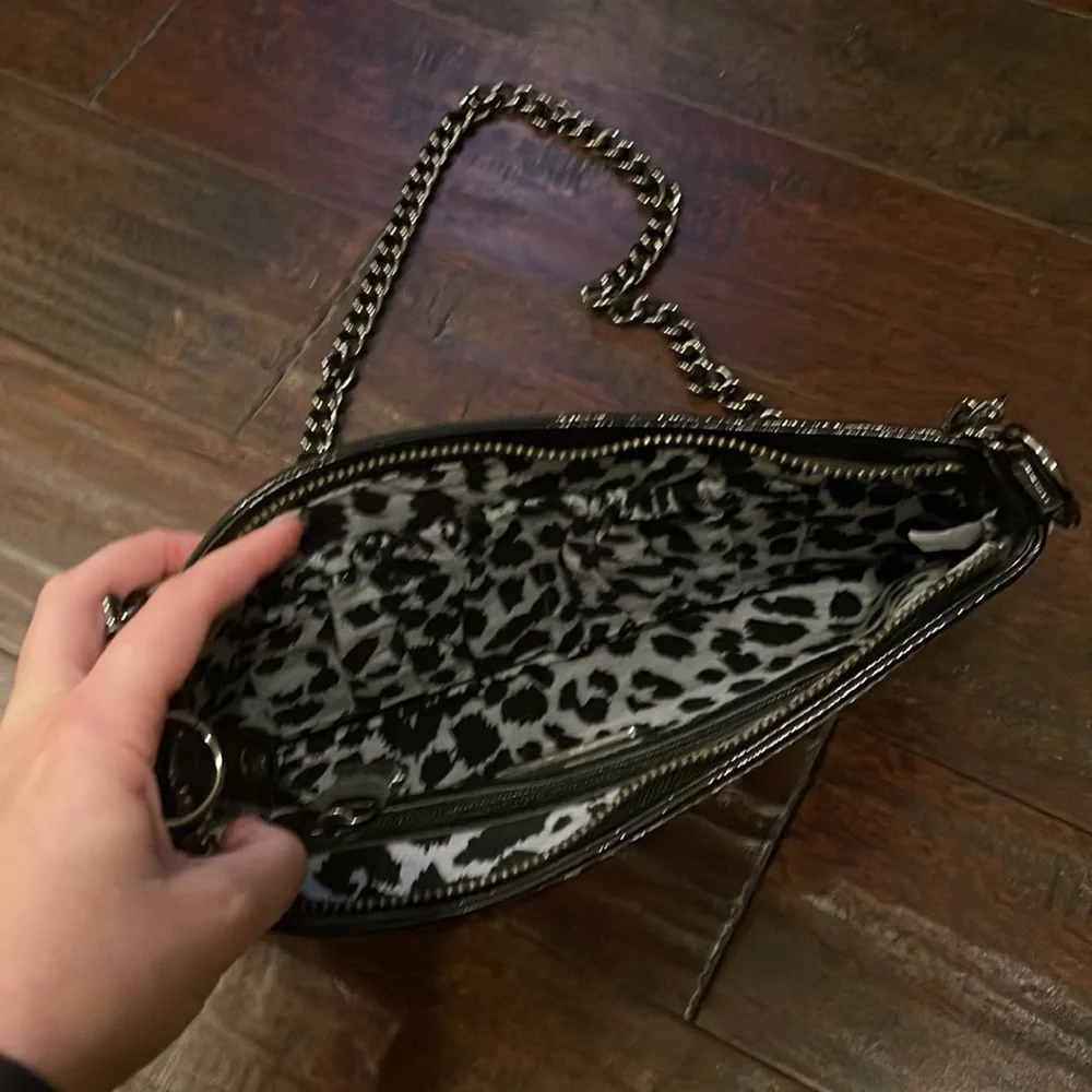 Gorgeous Betsey Johnson Sky Blue / Pale Yellow Sequined Bag - Picture 5 of 12